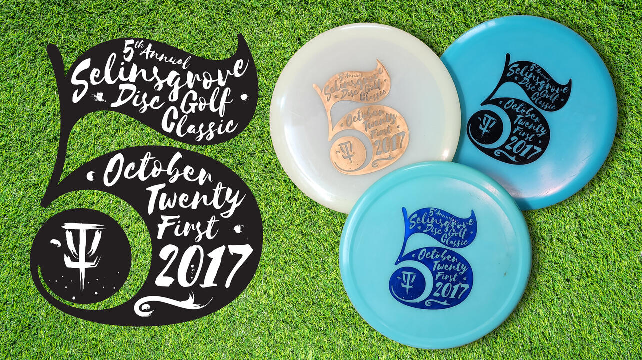 Selinsgrove Disc Golf Classic: Event promotional disc design