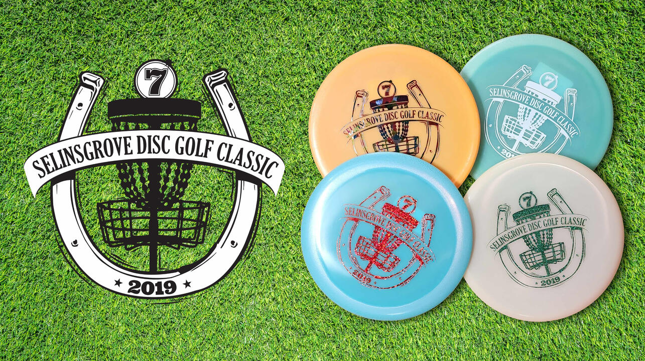 Selinsgrove Disc Golf Classic: Event promotional disc design